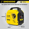 Portable Inverter Generator - 2200 Watt Petrol