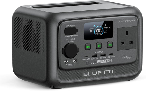 Elite 30 V2 Portable Power Station 288Wh Lifepo4 Battery 600W