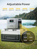 2400W 2048Wh Portable Power Station with 200W Solar Panel, Solar Generator Control via App, Lifepo4 Battery Quick Charge in 1.5H, 240V AC Outlets, 13 Outputs for Home Emergency/Camping/Rv