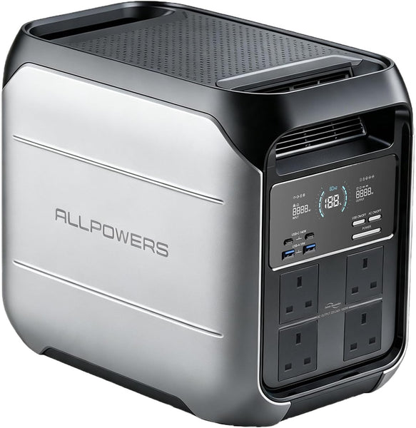 P1800 1024Wh Portable Power Station, 4X AC 1800W Lifepo4 Battery