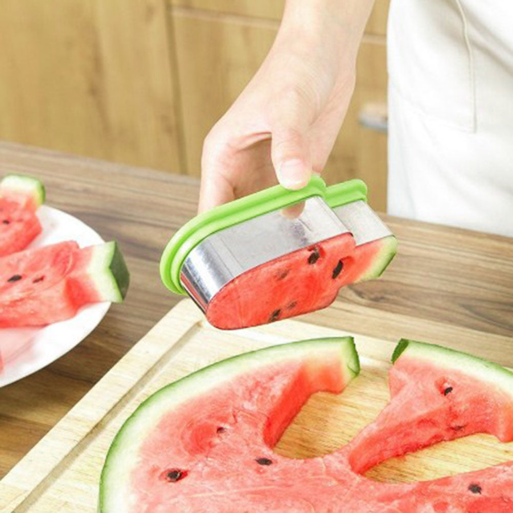 Watermelon Cutters Watermelon Slicer Ice Cream Shape Melon Slicer Cantaloupe Melon Fruit Cutter Kitchen Supplies
