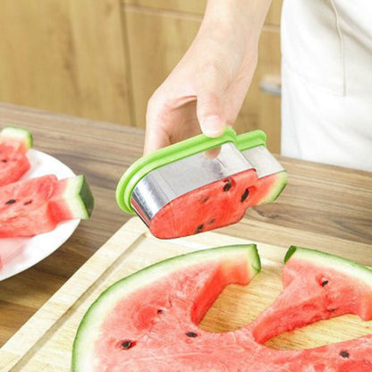 Watermelon Cutters Watermelon Slicer Ice Cream Shape Melon Slicer Cantaloupe Melon Fruit Cutter Kitchen Supplies
